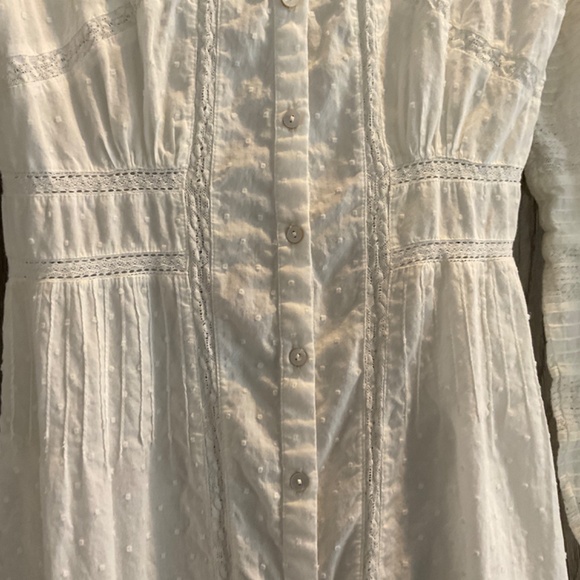 🔥LOVE SHACK FANCY ANTIQUE WHITE LAWN DRESS🔥 - Picture 9 of 14